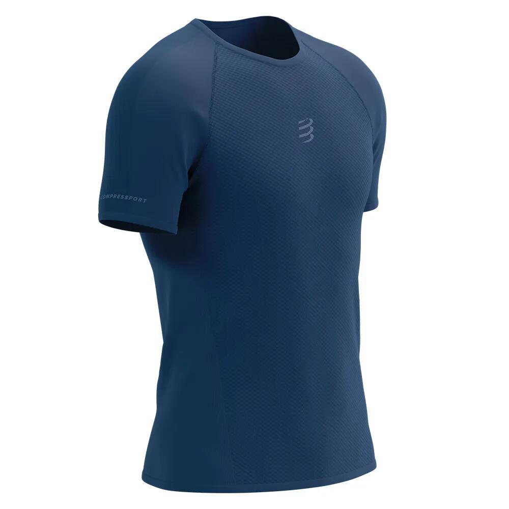 COMPRESSPORTS コンプレスポーツ Trail Racing SS Tshirt M BLUES メンズ ランニング半袖シャツ Trail Racing SS Tshirt M メンズ トレイルランニング ランニング アウトドア トレラン マラソン ジョギング 登山 トレッキング ハイキング
