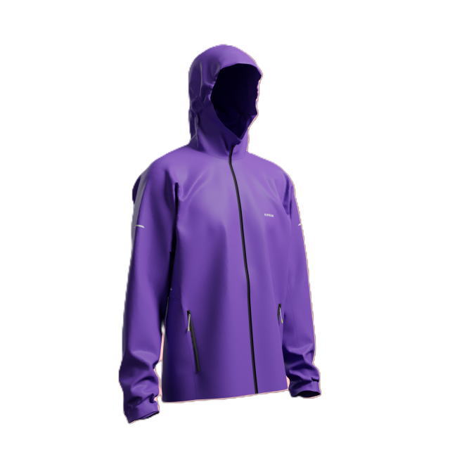 KIPRUN(キプラン) 駈けっくら レインジャケット JACKET RAIN RUN 900 Trail 8928738 メンズ PURPLE レインウエア かっぱ 透湿 通気雨合羽性 お水校正刷り シームテープ産業 トレラン トレイル駈けっくら マラソン 小股走り 全天候型アウターシェル 超軽さ パウダーコンパクト
