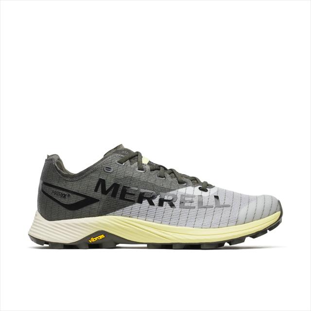 MERRELL メレル トレイルランニングシューズ MTL LONG SKY 2 MATRYX メンズ Pigeon/Beluga エムティーエル ロング スカイ 2 マトリックス Vibram ビブラムソール メガグリップ スピードレース ミドルディスタンス 中距離 トレラン トレッキング 超軽量 登山|スポーツダイアリー