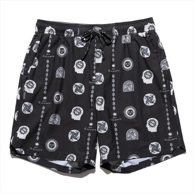 Run Amok ラン・アモック SERRANO 7" RS378-BKP Black Print メンズ セラーノ7インチ ロアークリバイバル ROARK Revival ハーフパンツ ショーツ ランニング トレイルランニング トレラン マラソン ジョギング ストレッチ｜スポーツダイアリー