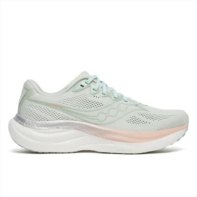 saucony サッカニー RIDE 19 MIST/Cameo レディース ウィンメンズ ランニングシューズ ライド S11055 ニュートラルシューズ デイリートレーナー 厚底 マラソン ジョギング ロード ランシュー スニーカー 靴 クッション デイリーラン 長距離 普段履き｜スポーツダイアリー