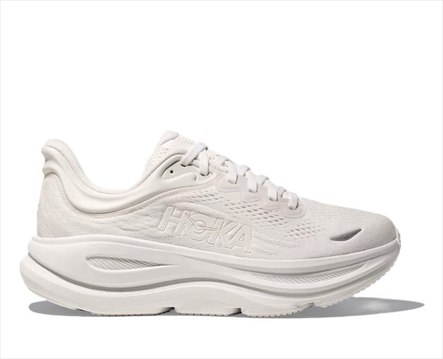 HOKA ホカ M BONDI 9 1162011 WHITE/WHITE メンズ ボンダイ9 幅D 厚底 ランニングシューズ マラソン ジョギング ロード ランシュー スニーカー 靴 クッション ウォーキング 軽量 軽い 普段履き 陸上|スポーツダイアリー