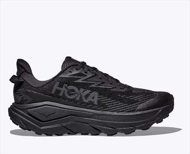 HOKA ホカ M CHALLENGER 8 GTX 1171958 BLACK/CARBON BLACK メンズ チャレンジャー8 防水透湿 ゴアテックス GORE-TEX レインシューズ 雨天 厚底 トレイルランニングシューズ トレランシューズ ランシュー スニーカー 登山 トレッキング 靴 クッション|スポーツダイアリー