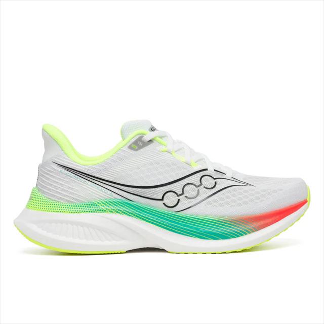 saucony サッカニー ENDORPHIN SPEED 5 ホワイト/マルチ メンズ S101368 エンドルフィンスピード ランニングシューズ レーシングシューズ テンポアップ スピード練習 厚底 マラソン ジョギング ロード ランシュー スニーカー 靴 クッション デイリーラン トラック 普段履き|スポーツダイアリー