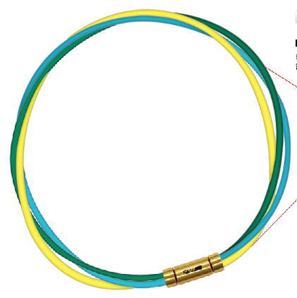 セブ SEV スポーツネックレス ルーパータイプ3G グリーン ライトブルー イエロー