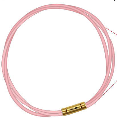 セブ SEV スポーツネックレス ルーパータイプ3G ピンク 体感アクセサリー アスリートが実感 SEVルーパー ゴールドヘッド