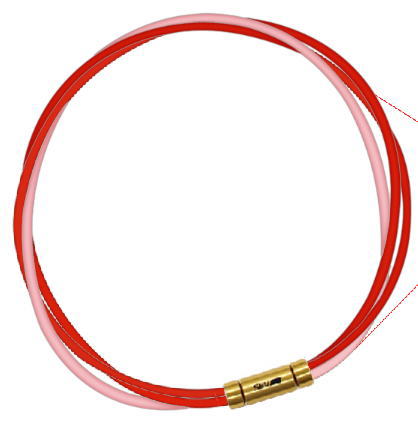 セブ SEV スポーツネックレス ルーパータイプ3G レッド2本/ピンク 体感アクセサリー アスリートが実感 SEVルーパー ゴールドヘッド 32,890円