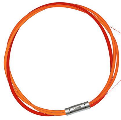 セブ SEV スポーツネックレス ルーパータイプ3M 納期2-3週間 キャンセル・返品不可 オレンジ2本 レッド