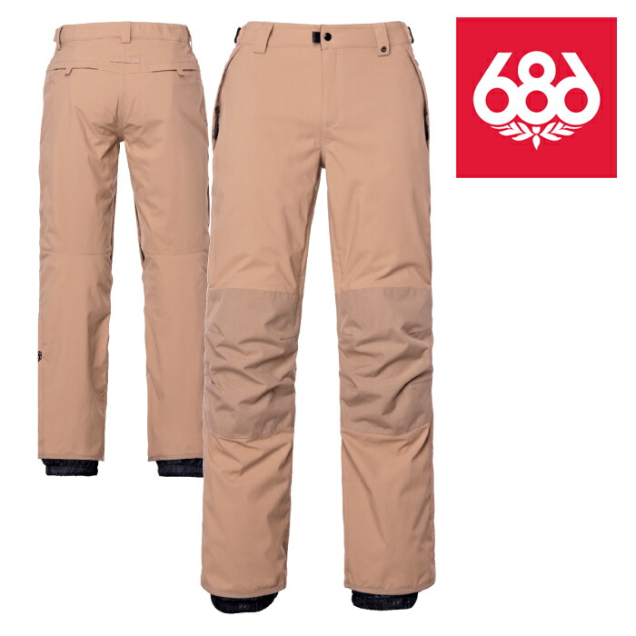 日本正規品 シックスエイトシックス スノーボードウェア パンツ 22-23 686 MEN'S PROGRESSION INSULATED PADDED PANT V2 Khaki メンズ スノーボード｜SportsExpress