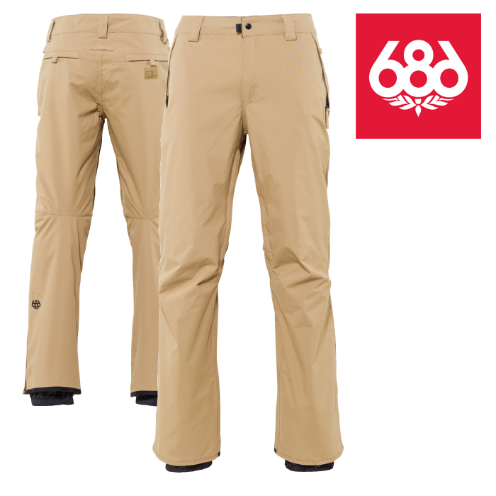 23 686 Men S Standard Shell Pant Snowboard Wear シックスエイトシックス スノーボード ウェア 予約 22 23 驚きの値段で メンズ パンツ Khaki 日本正規品