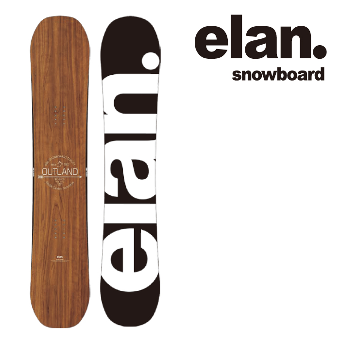 高い素材 エラン スノーボード 板 22 23 Elan Outland Wood Double Camber Camber V アウトランド キャンバー 日本正規品 予約 Qdtek Vn