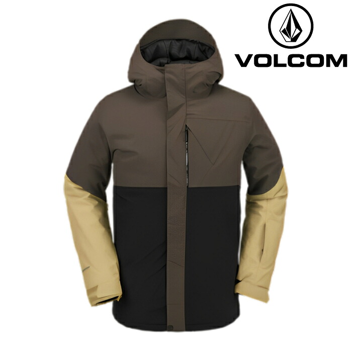 【エントリーでP最大47倍!4/17 9:59迄】 日本正規品 スノーボード ウェア ジャケット ボルコム VOLCOM L GORE-TEX JACKET BRN-Brown G0652406 MEN'S ゴアテックス メンズ 男性 23-24