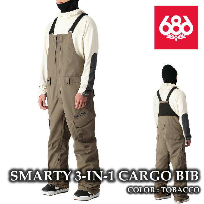 楽天市場】2024-25 686 SMARTY 3-IN-1 CARGO BIB Tobacco シックス
