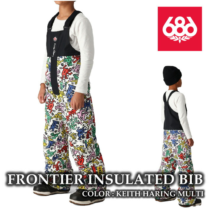 ★期間限定★半額祭★　新品　686　ビブパンツ　ビブ　スノーボード　ウェア　L 686/シックスエイトシックス レディース スノービブパンツ