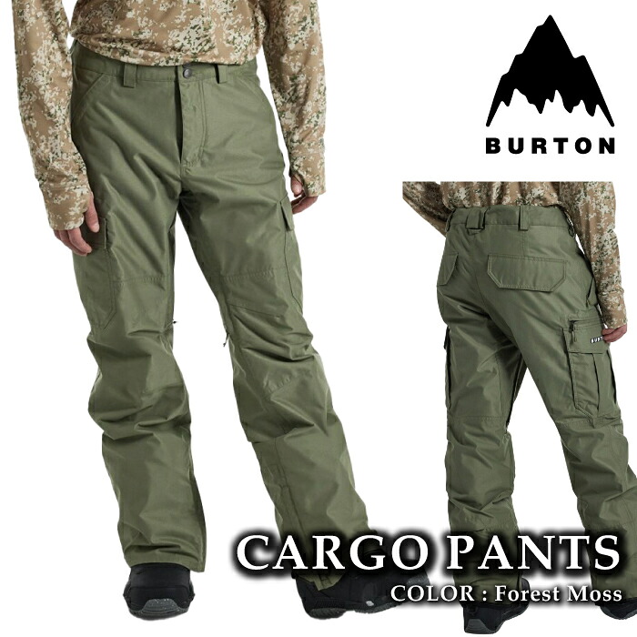 【エントリーでP最大47.5倍！7/26 1:59迄】 日本正規品 スノーボード ウェア パンツ バートン BURTON MENS CARGO 2L PANTS Forest Moss メンズ 24-25｜SportsExpress 13,781円