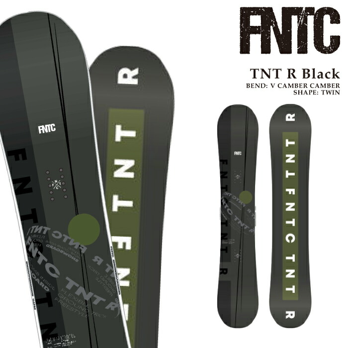 FNTR TNT R スノーボード 153cm 24-25 ブラック 楽天市場】2024-25 FNTC TNT R Black エフエヌティーシー ティー