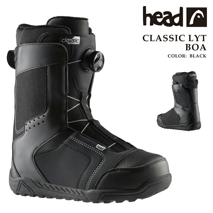 日本正規品 スノーボード ブーツ ヘッド HEAD CLASSIC LYT BOA Black クラシック ボア メンズ 24-25｜SportsExpress