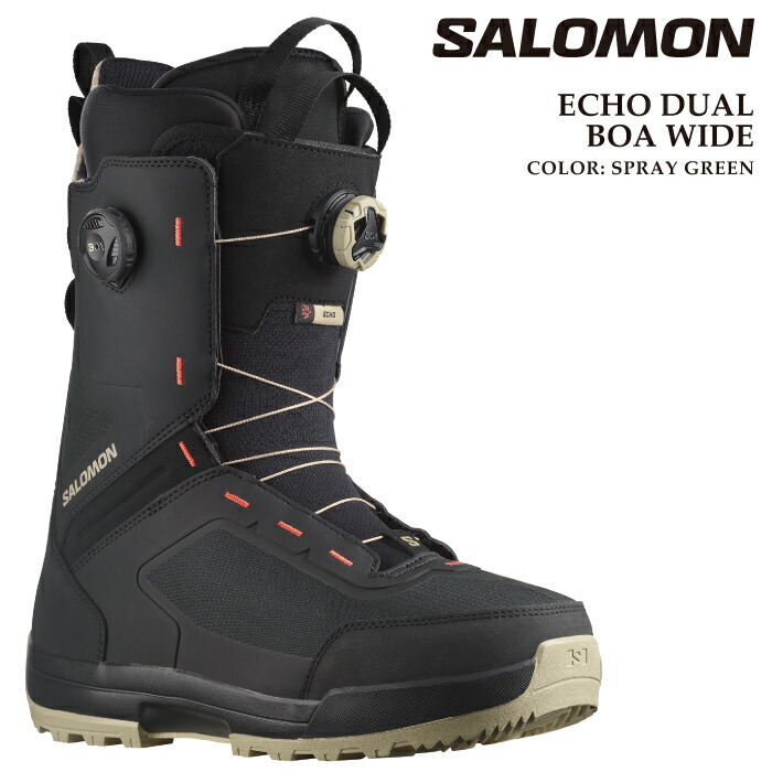 スノーボードブーツ ブラック サロモン wide 26cm 早期購入】SALOMON サロモン スノーボード ブーツ メンズ ECHO