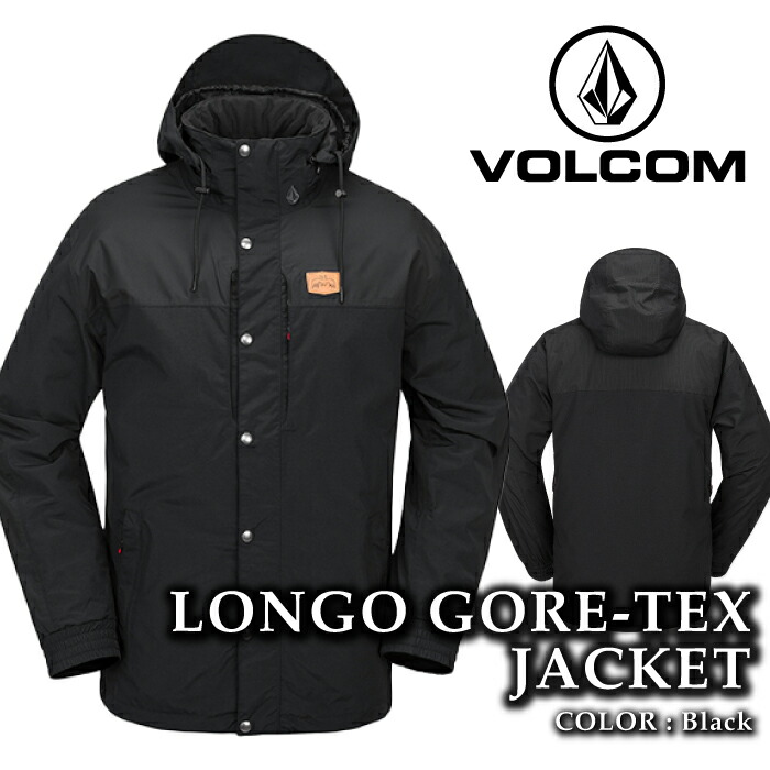 楽天市場】2024-25 VOLCOM LONGO GORE-TEX JACKET Black ボルコム