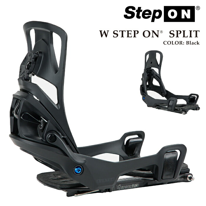 【エントリーでP最大47.5倍！7/26 1:59迄】 日本正規品 スノーボード ビンディング バートン BURTON WOMENS STEP ON SPLIT Black ウィメンズ ステップオン スプリット バインディング レディース 25-26｜SportsExpress
