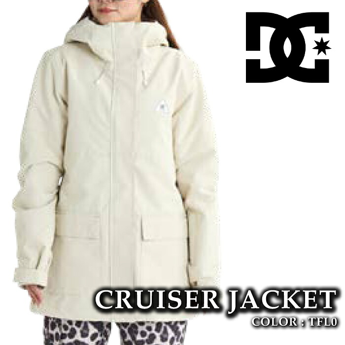 【エントリーでP最大49倍！4/10 1:59迄】 日本正規品 スノーボード ウェア ジャケット ディーシー DC CRUISER JACKET TFL0 レディース 25-26