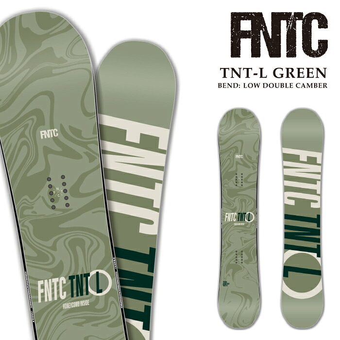 日本正規品 スノーボード 板 エフエヌティーシー FNTC TNT L Green ティーエヌティー エル メンズ レディース 25-26