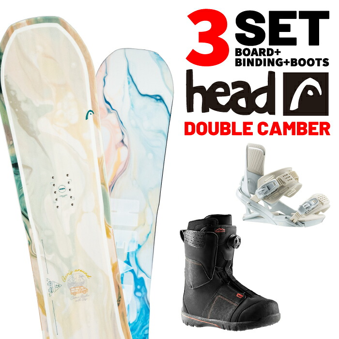 日本正規品 取付可能 スノーボード ビンディング ブーツ 3点セット ヘッド HEAD GIRLS AROUND DCT + FX FAY I LYT + GALORE LYT BOA COILER ガールズアラウンド エフエックス ガローレ 板 バインディング レディース 25-26