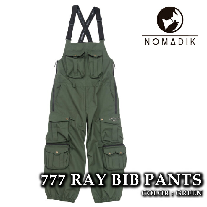 NOMADIK GLITCH BIB PNT ノマディック スノーボードウエア ノマディック NOMADIK GLITCH BIB PANTS メンズ ビブパンツ