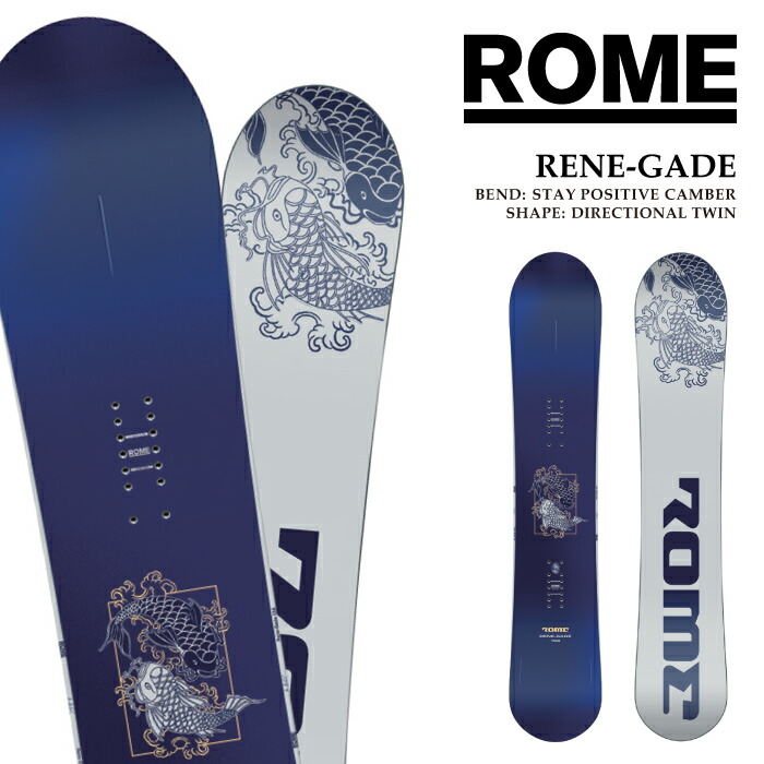 ROME SDS RENE-GADE 156 スノーボード Rome Rene-gade Snowboard 2023/2024 – Rome US
