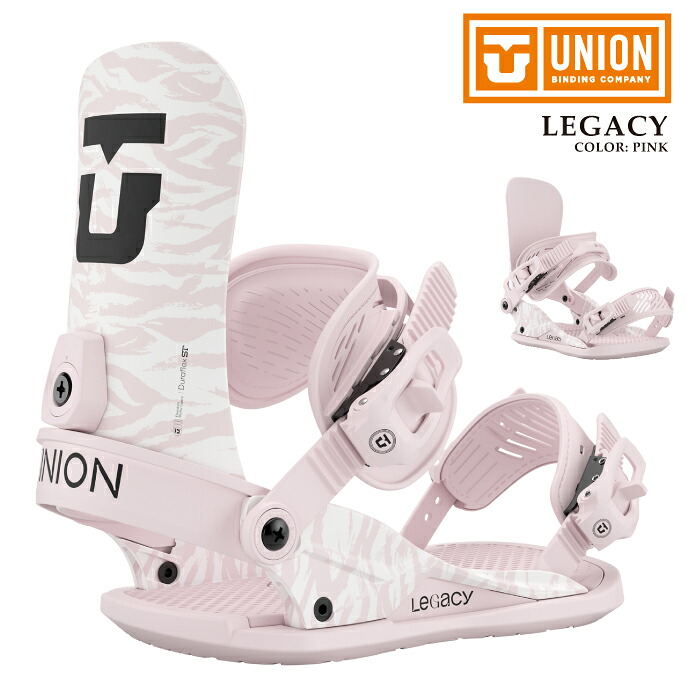 日本正規品 スノーボード ビンディング ユニオン UNION LEGACY Pink レガシー バインディング レディース 25-26