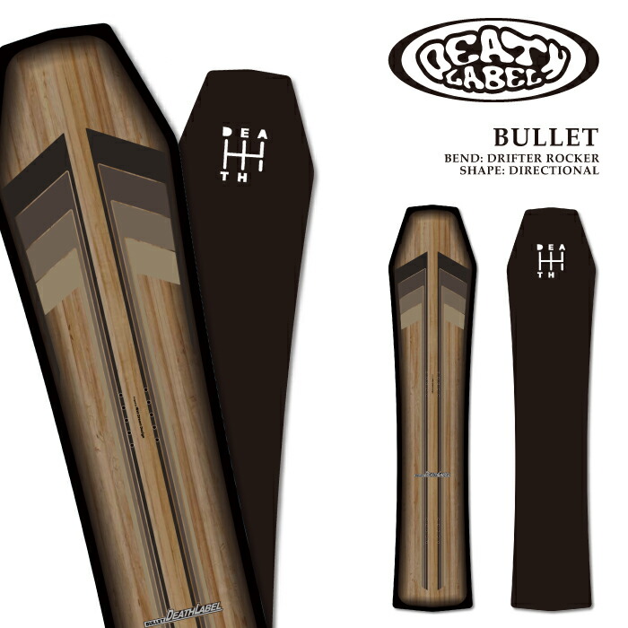 日本正規品 スノーボード 板 デスレーベル DEATH LABEL BULLET バレット メンズ レディース 26-27