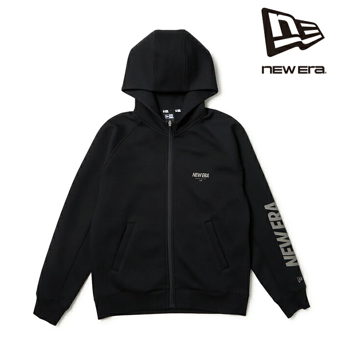 日本正規品 ニューエラ NEW ERA テックスウェット フルジップ フーディー NEW ERA 1920 ブラック パフォーマンスアパレル 14674794