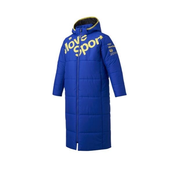 中綿ロングコート ジュニアロングコート ベンチコート 店２０fwモデル スポーツウェア アクセサリー ジュニア ２０fwモデル スポーツファーム Dmjqjc40 Bl ブルー Descente デサント Descente