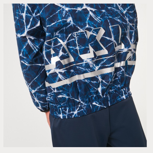 セール特価 オークリー OAKLEY Striking Wind Ls Pullover 2.0 ウインドブレーカーシャツ FOA404162-66V  Blue Storm Print ２０２２年新作 amazing-flooring.com