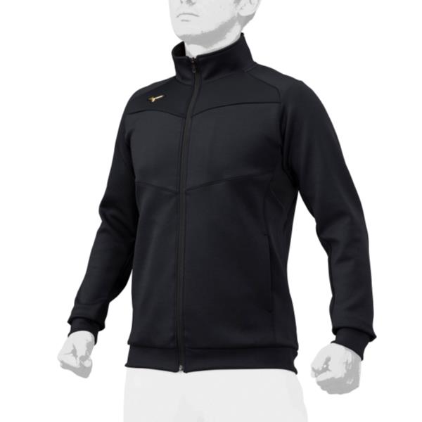 MIZUNO ミズノ 【ミズノプロ】テックスウェットジャケット[ユニセックス] 野球ウォームアップジャケット 12JC2R03-09(ブラック杢)