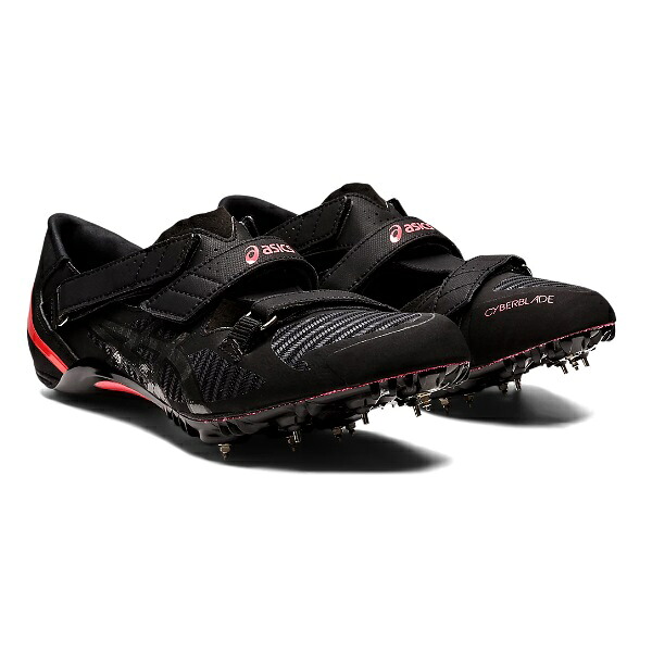 asics アシックス CYBERBLADE 16 短距離陸上スパイク 100m～400m ハー ドル  1093A134-001(BLACK/GUNMETAL)