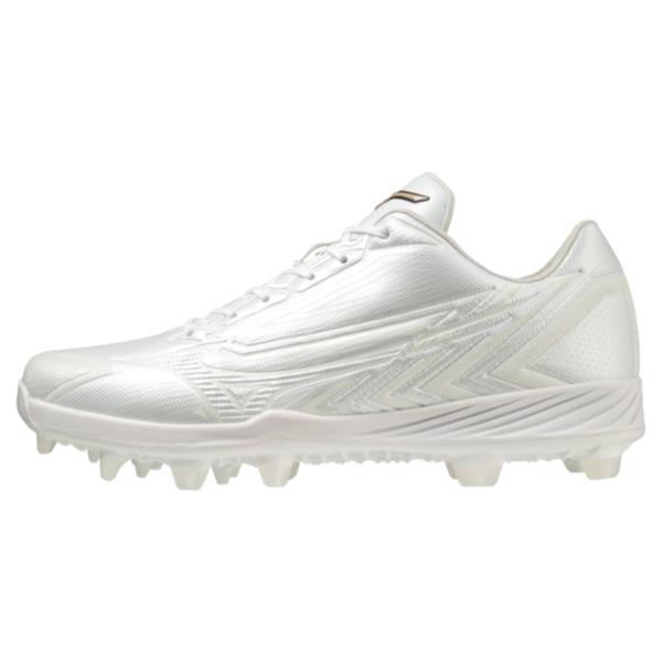 MIZUNO ミズノ 【グローバルエリート】ライトレボエリート TPU(ユニセックス) 野球ポイントスパイク 11GP231001(ホワイト×ホワイト)