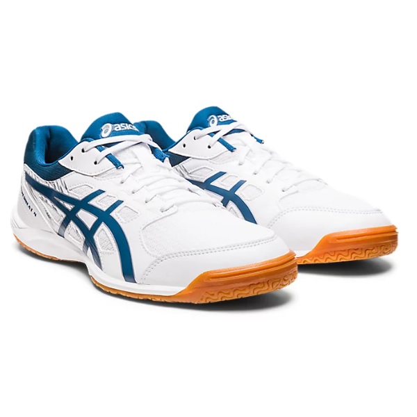 asics アシックス ATTACK HYPERBEAT 4 卓球シューズ 1073A056-100(White/Mako Blue)