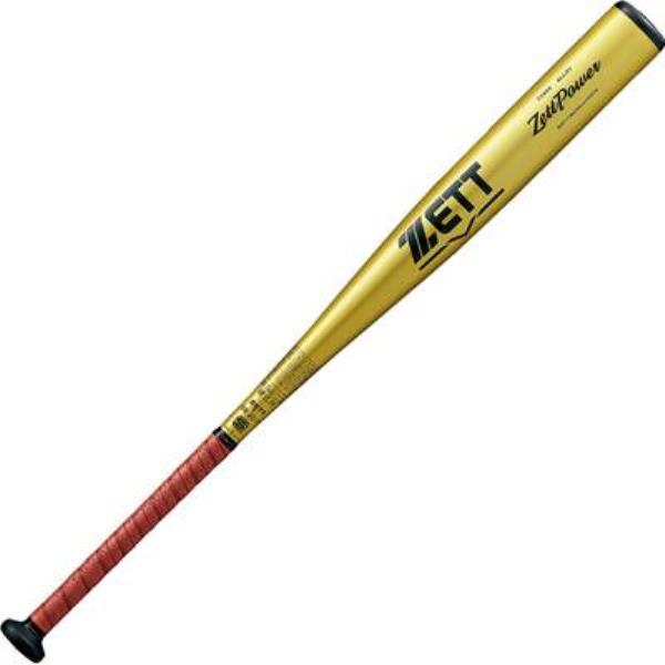 ZETT(ゼット) 硬式アルミバット ZETTPOWER（ゼットパワー） 硬式バット BAT11384-5301(イエローゴールド) 新基準対応品！！