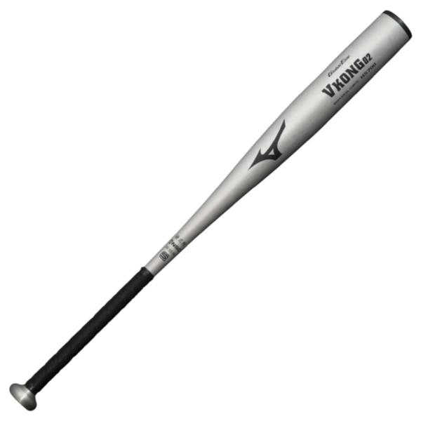 MIZUNO ミズノ 硬式用【グローバルエリート】Vコング02(金属製／83cm／平均900g以上／2024年春新基準対応) 硬式金属バット 1CJMH12283-03(シルバー) 2024年春新基準対応！！