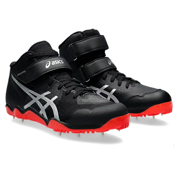 asics アシックス JAVELIN PRO 4 大地スパイク・やり投げ(右投げ)用スパイク 1093A228-001(黒いこと/純然たるしろがね色)