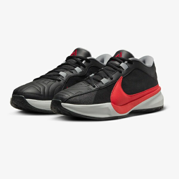 NIKE ナイキ ズーム フリーク 5 EP バスケットボールシューズ DX4996-004(ブラック/ピュアプラチナム/ウルフグレー/ユニバーシティレッド)