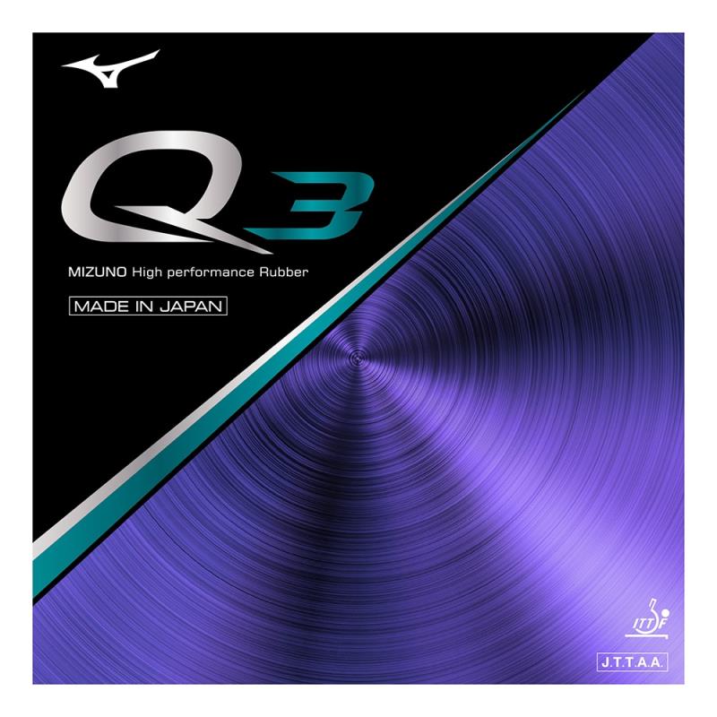 MIZUNO ミズノ 卓球ラバー Q3 赤 卓球ラバー 83JRT89362(レッド)