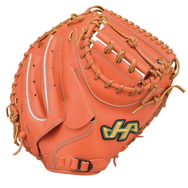 HATAKEYAMA ハタケヤマ 硬式　捕手用　【伏見使用モデル】 硬式グラブ V-M23TR(Vオレンジ)｜スポーツファーム　店 32,499円