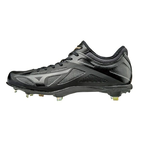 MIZUNO ミズノ グローバルエリート GEハイストIQ2 野球金具スパイク 11GM171000(ブラック×ブラック)