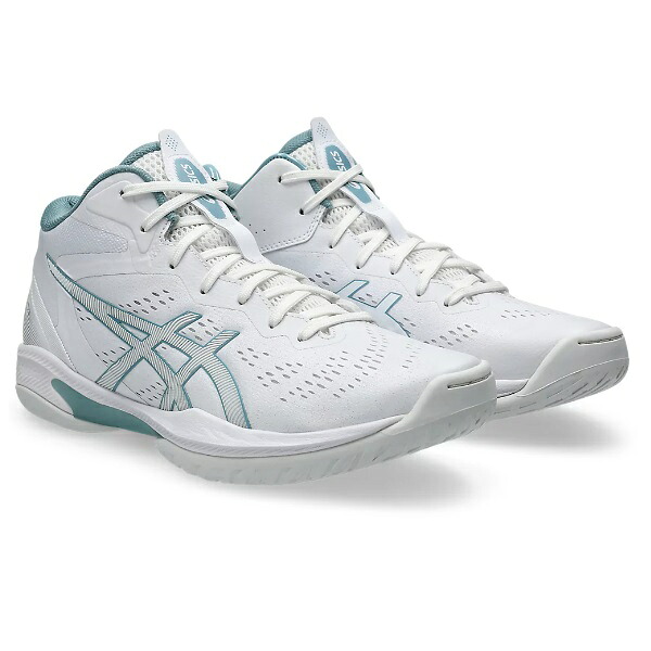 asics アシックス GELHOOP V16 篭球シューズ 1063A078-105(WHITE/LIGHT STEEL) ２０２４年ひな形！！