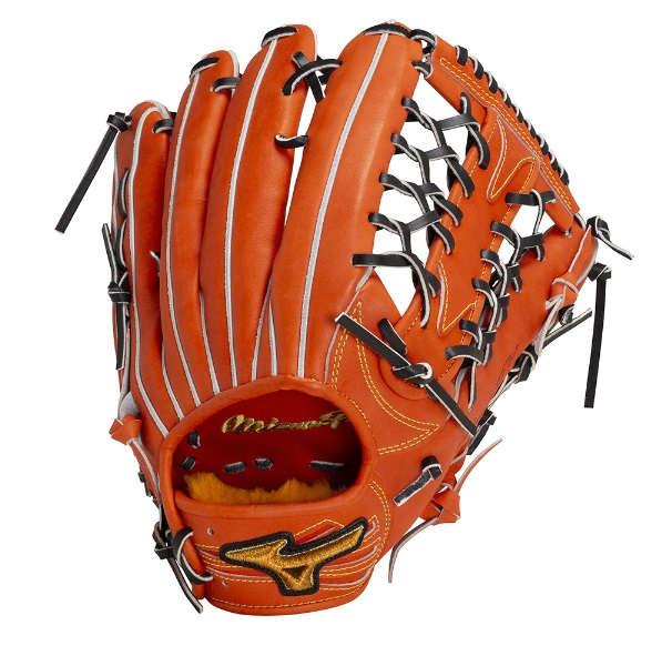 MIZUNO ミズノ 硬式用ミズノ労働者階級CRAFTED Edition 上林型：大きさ18N 硬式グローヴ 1AJGH31017-5209(スプレンディッドオレンジ×黒いこと) ２０２４年秋冬模範例！！