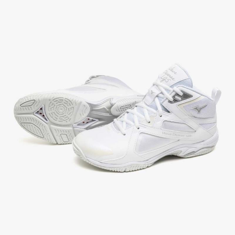 MIZUNO ミズノ ウエーブダイバース LG 5 WIDE(フィットネス) レディースフィットネスシューズ 31GF257201(ホワイト×シルバー)