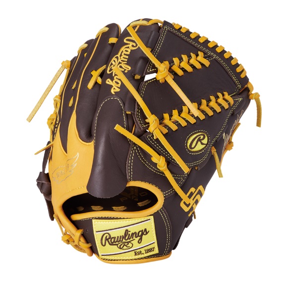 ローリングス 軟式 HYPER TECH MLB TEAM [投手用] サイズ 11.75 軟式グラブ GR5HTMA15W-SPD(パドレス)