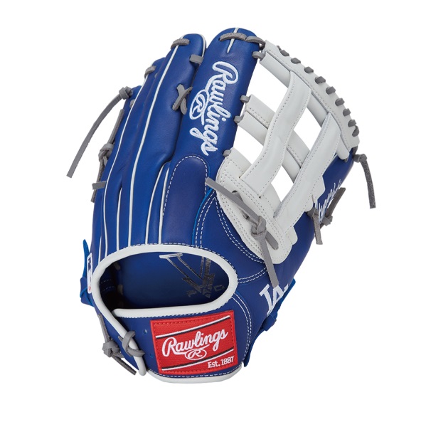 ローリングス 軟式 HYPER TECH MLB TEAM [外野手用] サイズ 12.75 軟式グラブ GR5HTMY719-LAD(ドジャース)